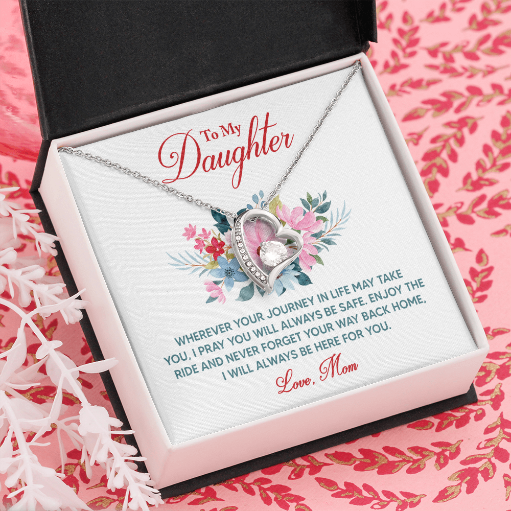Forever Love Necklace: To My Daughter Love Mom