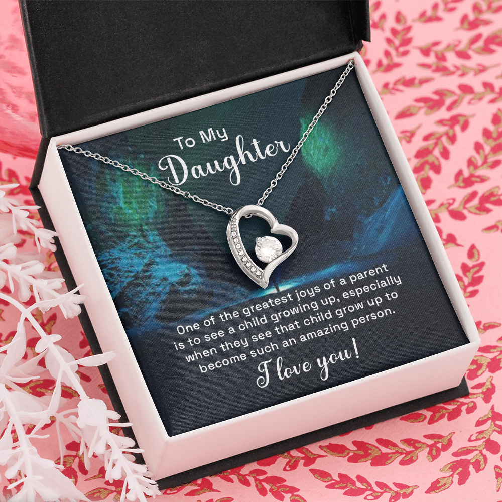 Forever Love Necklace: To My Daughter One The Greatest Joys