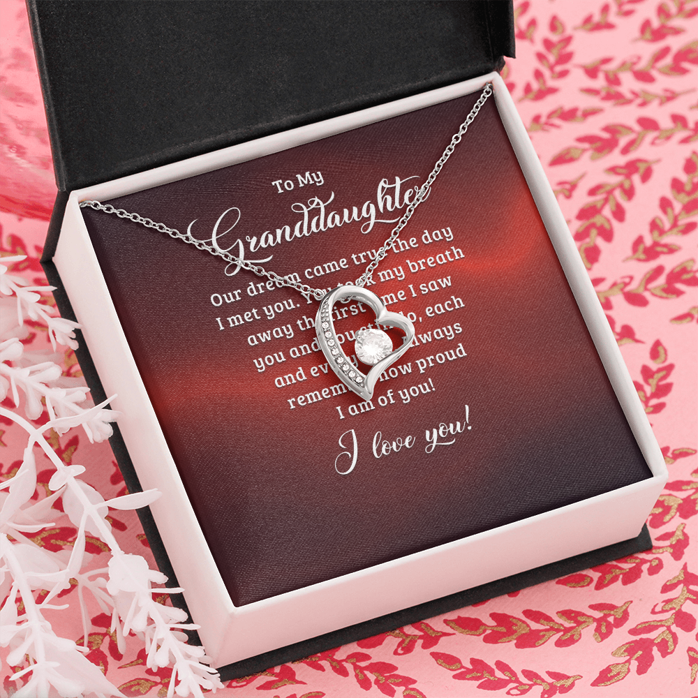 Forever Love Necklace:To My Granddaughter