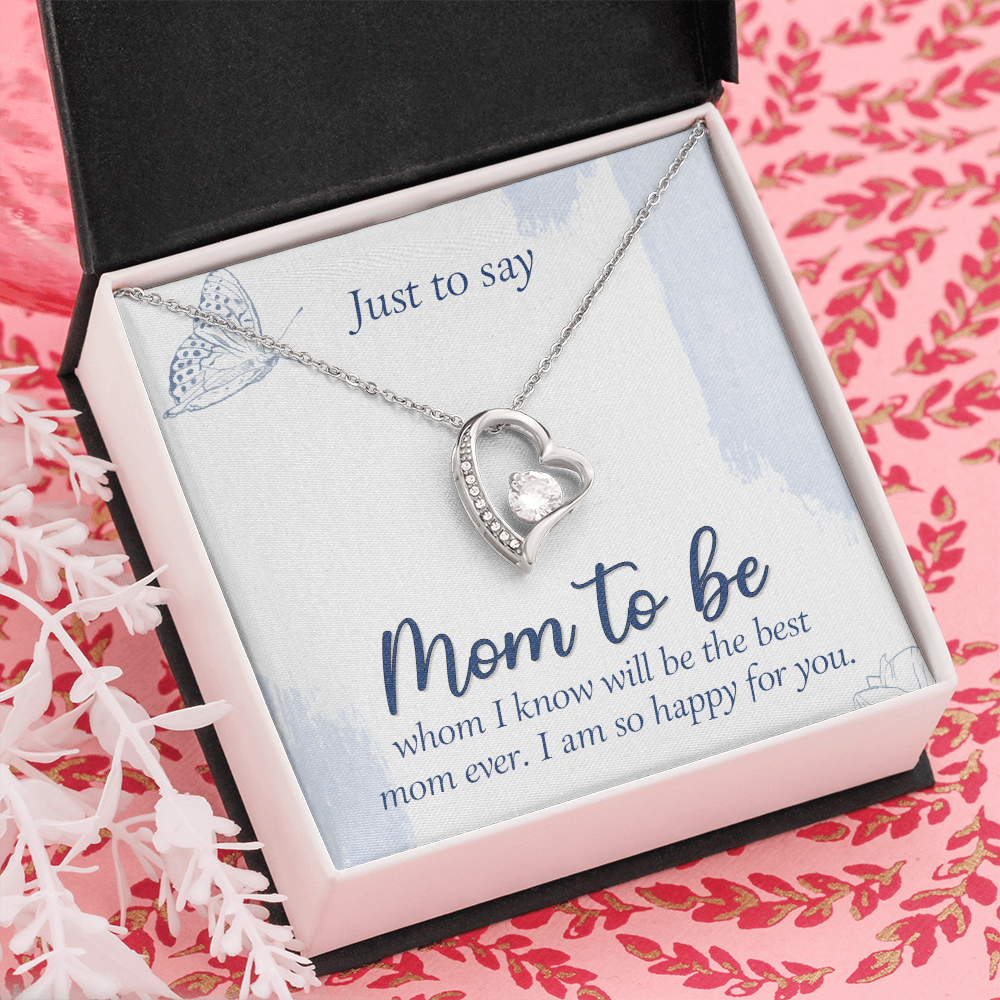 Forever Love Necklace:Just To Say Mom To Be