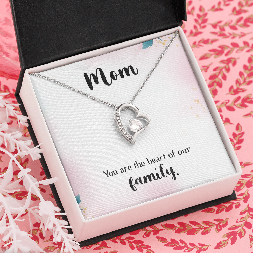 Forever Love Necklace: Mom You Are The Heart