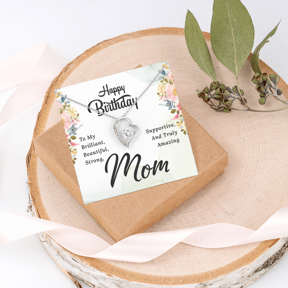 Forever Love Necklace: Happy Birthday Mom