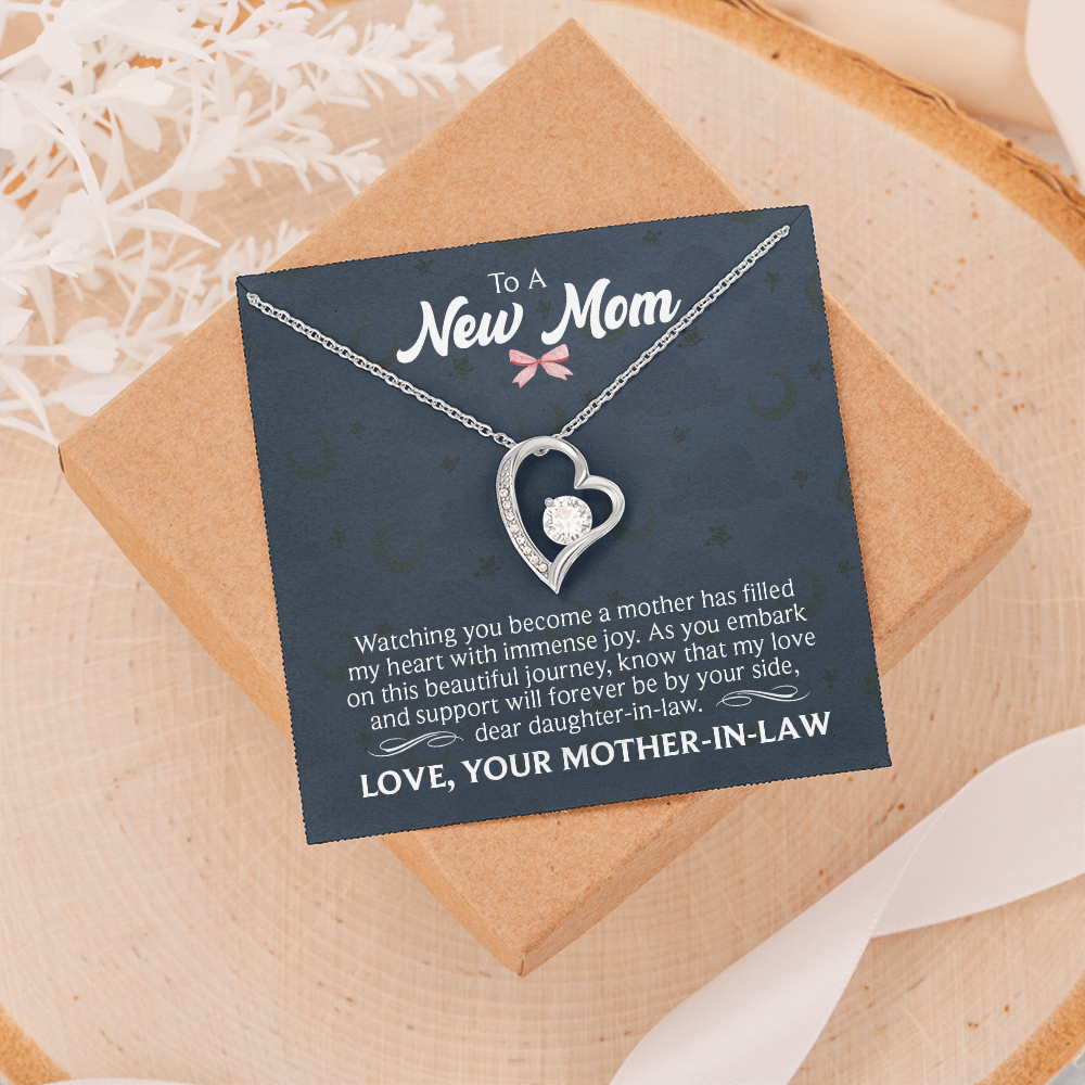 Forever Love Necklace: To A New Mom Love Your Mother-In-Law