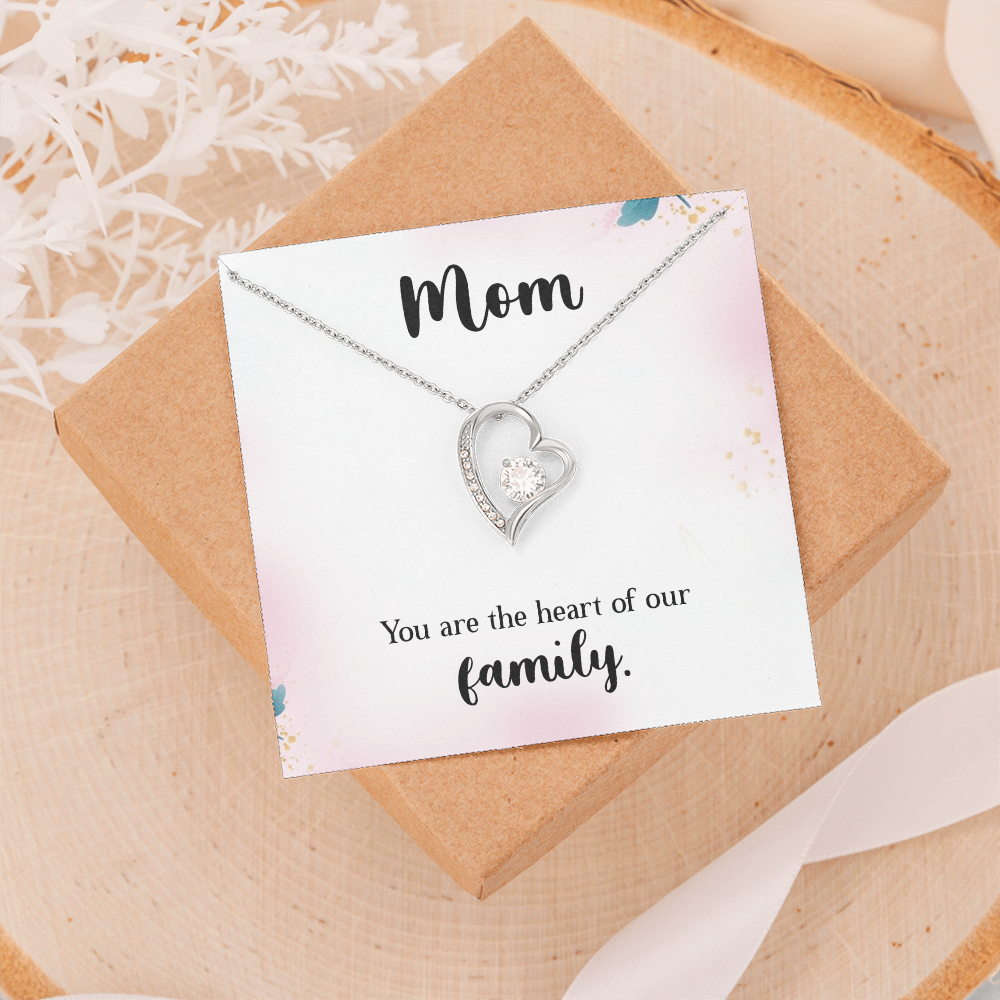 Forever Love Necklace: Mom You Are The Heart