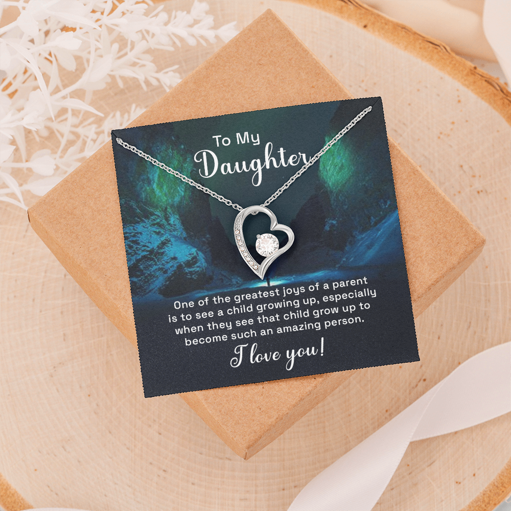 Forever Love Necklace: To My Daughter One The Greatest Joys
