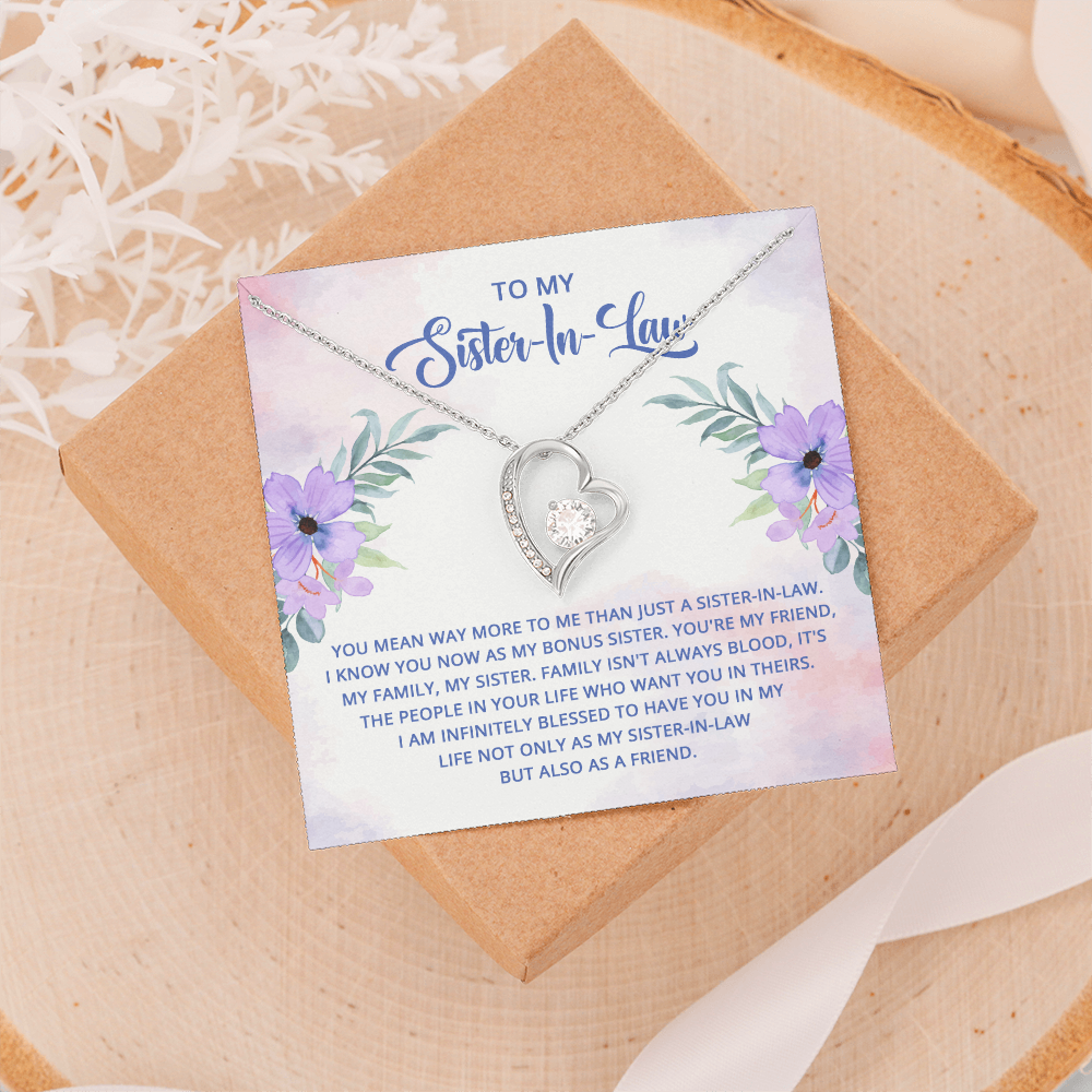 Forever Love Necklace:To My Sister In Law