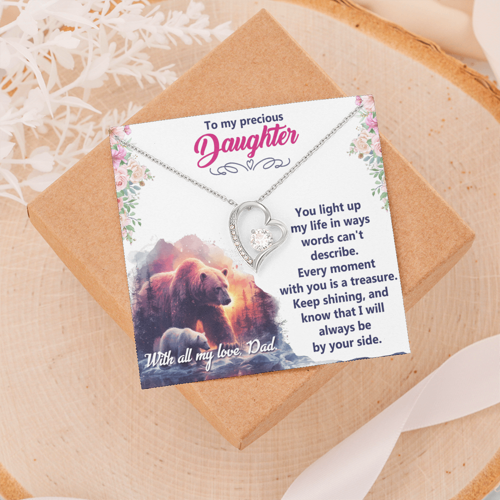 Forever Love Necklace: To My Precious Daughter