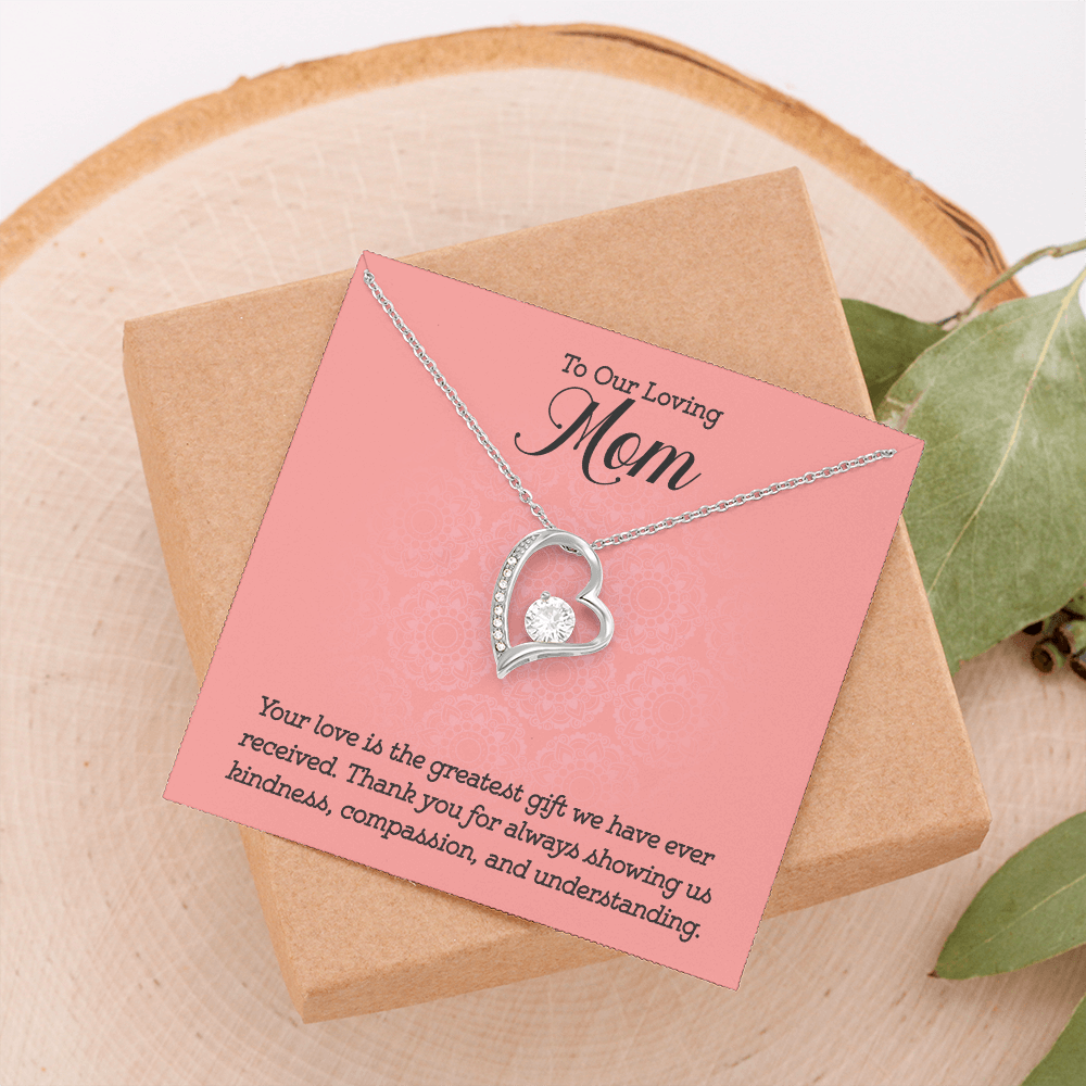 Forever Love Necklace:To Our Loving Mom