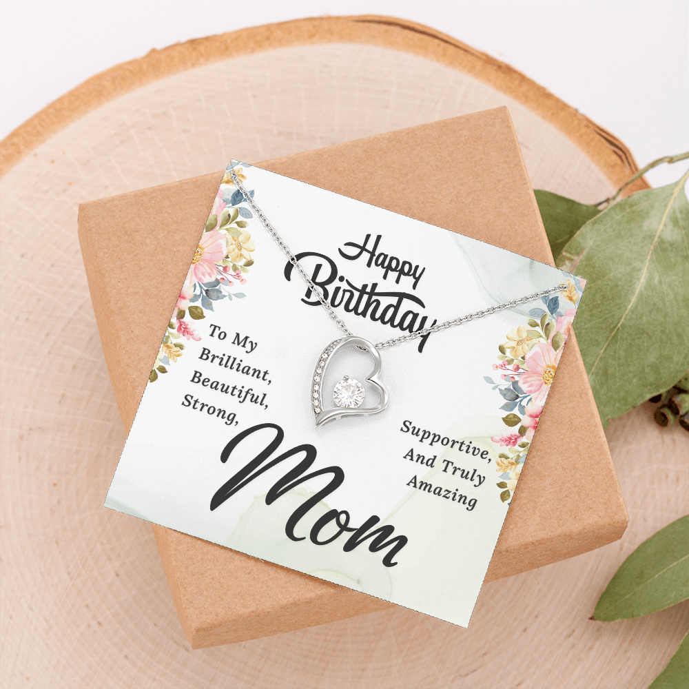 Forever Love Necklace: Happy Birthday Mom