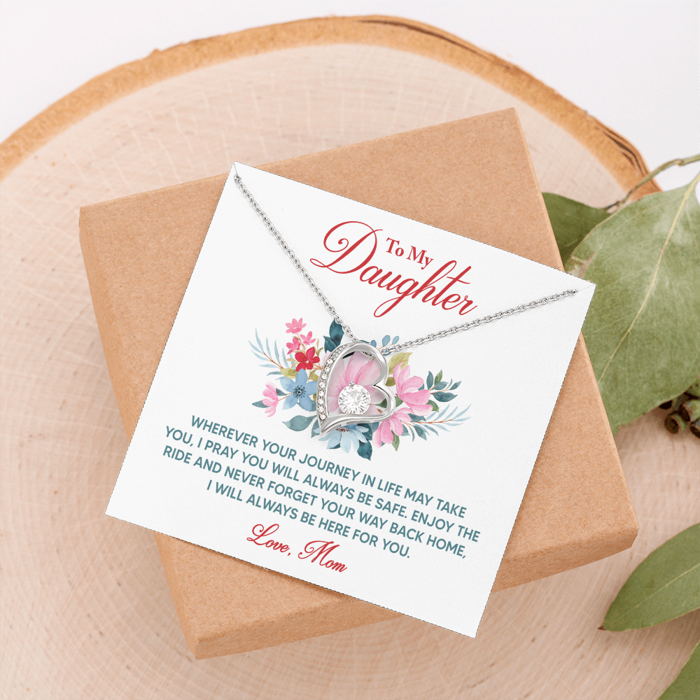 Forever Love Necklace: To My Daughter Love Mom