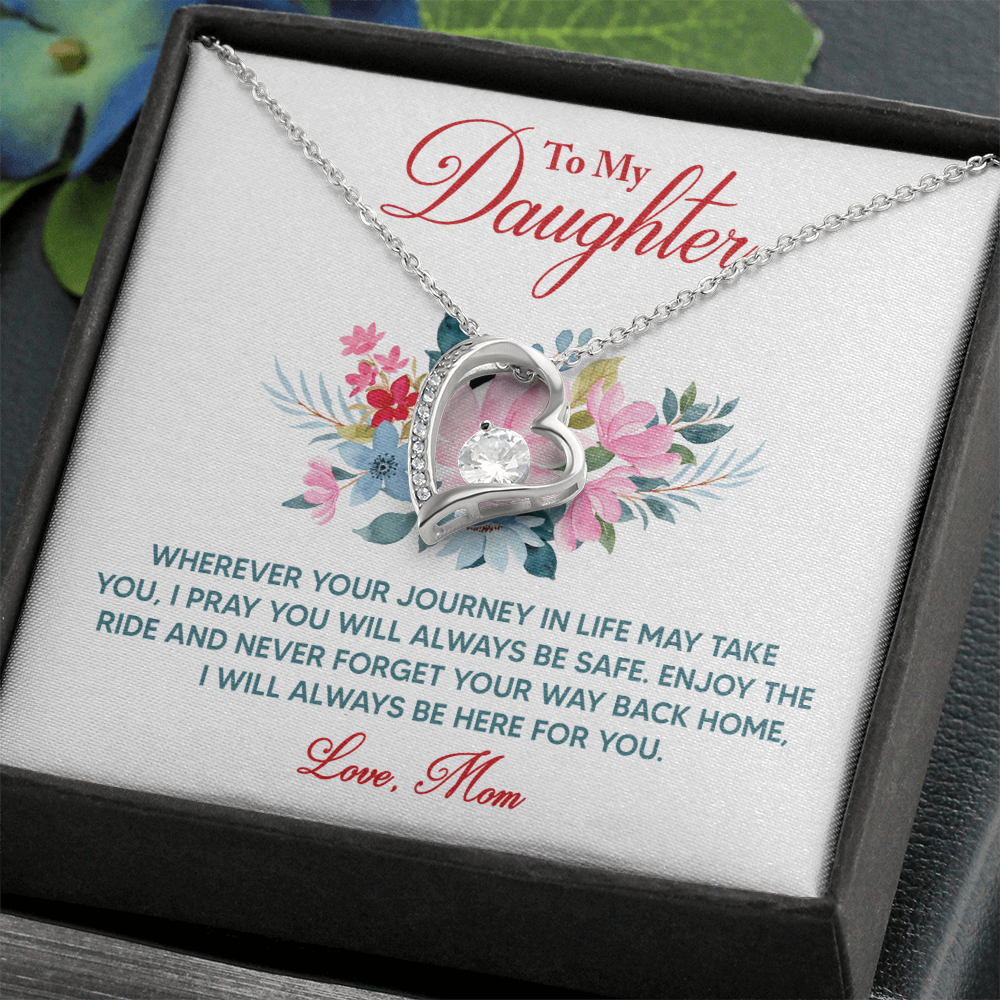 Forever Love Necklace: To My Daughter Love Mom