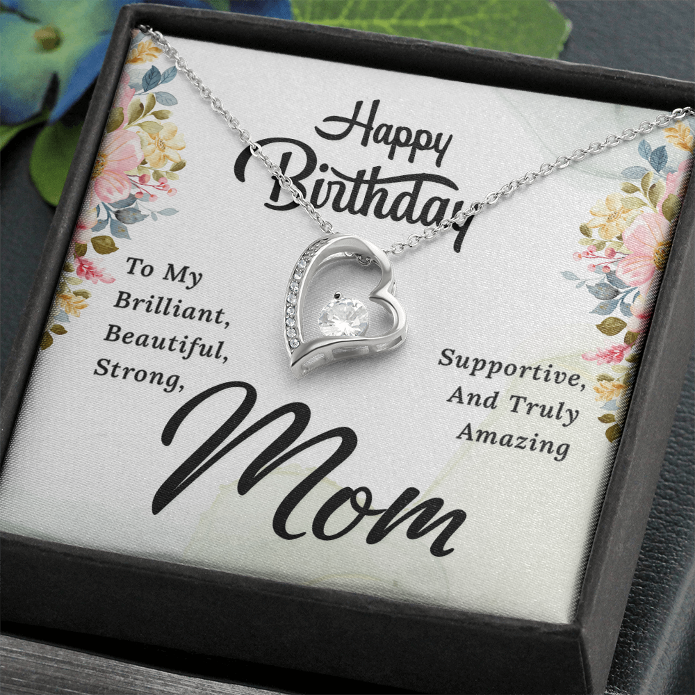 Forever Love Necklace: Happy Birthday Mom