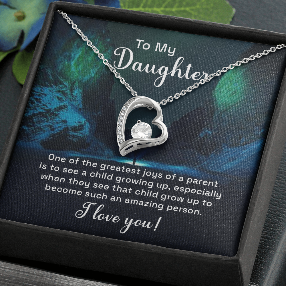 Forever Love Necklace: To My Daughter One The Greatest Joys