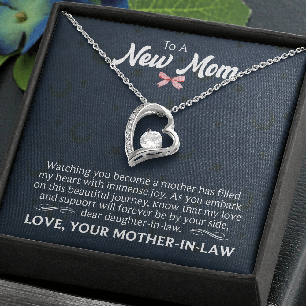 Forever Love Necklace: To A New Mom Love Your Mother-In-Law