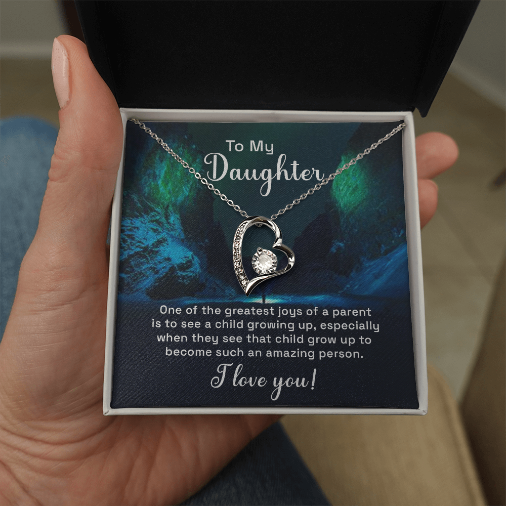 Forever Love Necklace: To My Daughter One The Greatest Joys