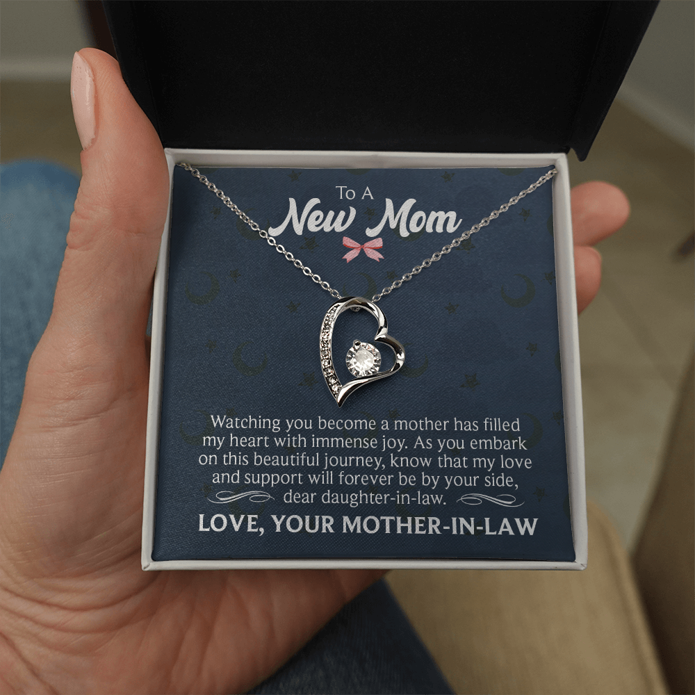 Forever Love Necklace: To A New Mom Love Your Mother-In-Law