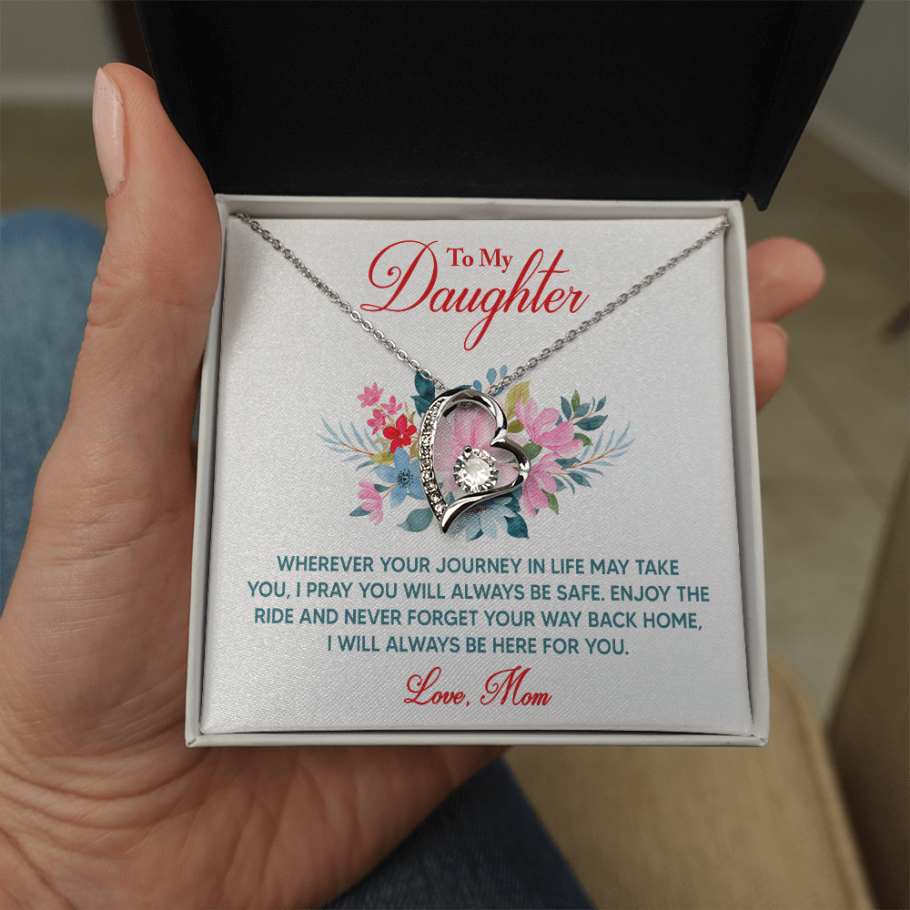 Forever Love Necklace: To My Daughter Love Mom
