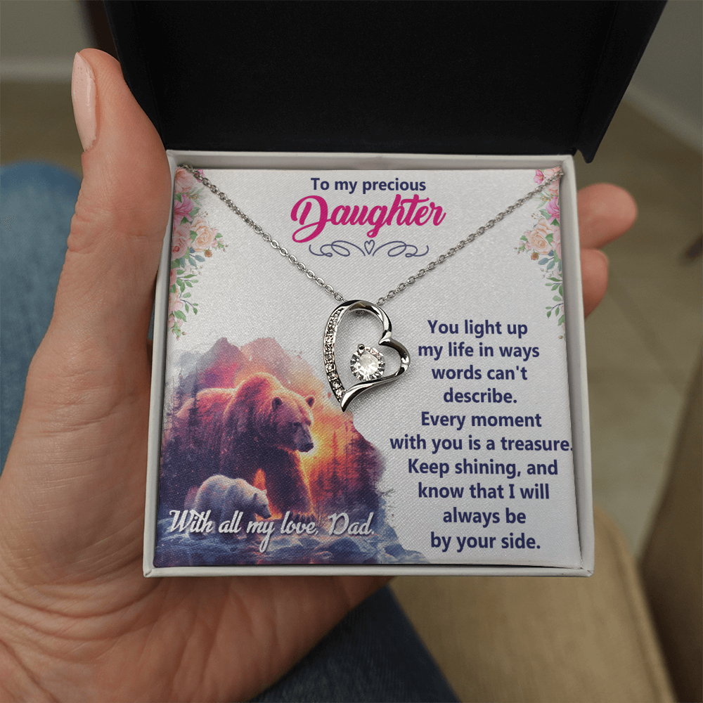 Forever Love Necklace: To My Precious Daughter