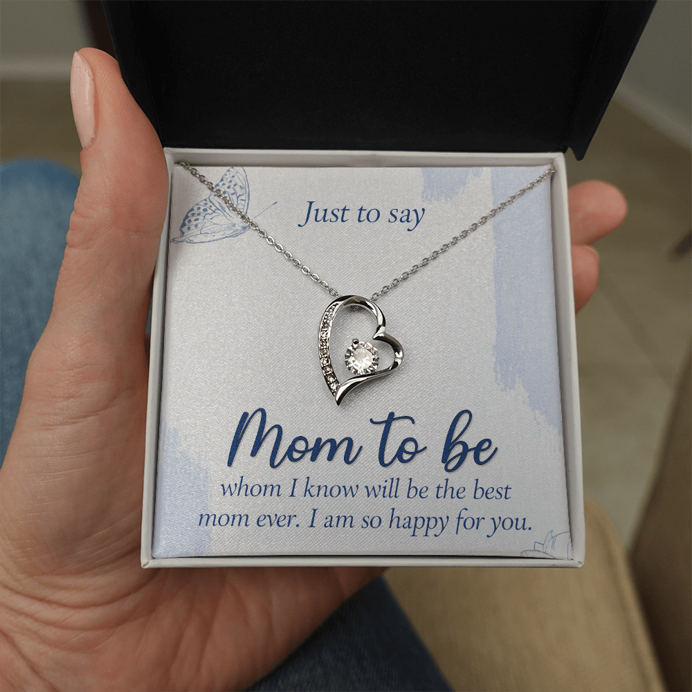Forever Love Necklace:Just To Say Mom To Be
