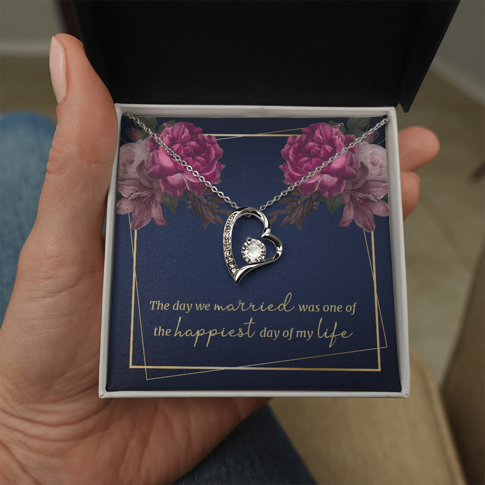 Forever Love Necklace: The Day We Married