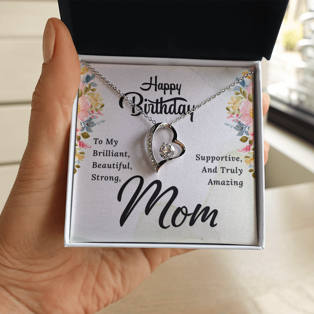 Forever Love Necklace: Happy Birthday Mom