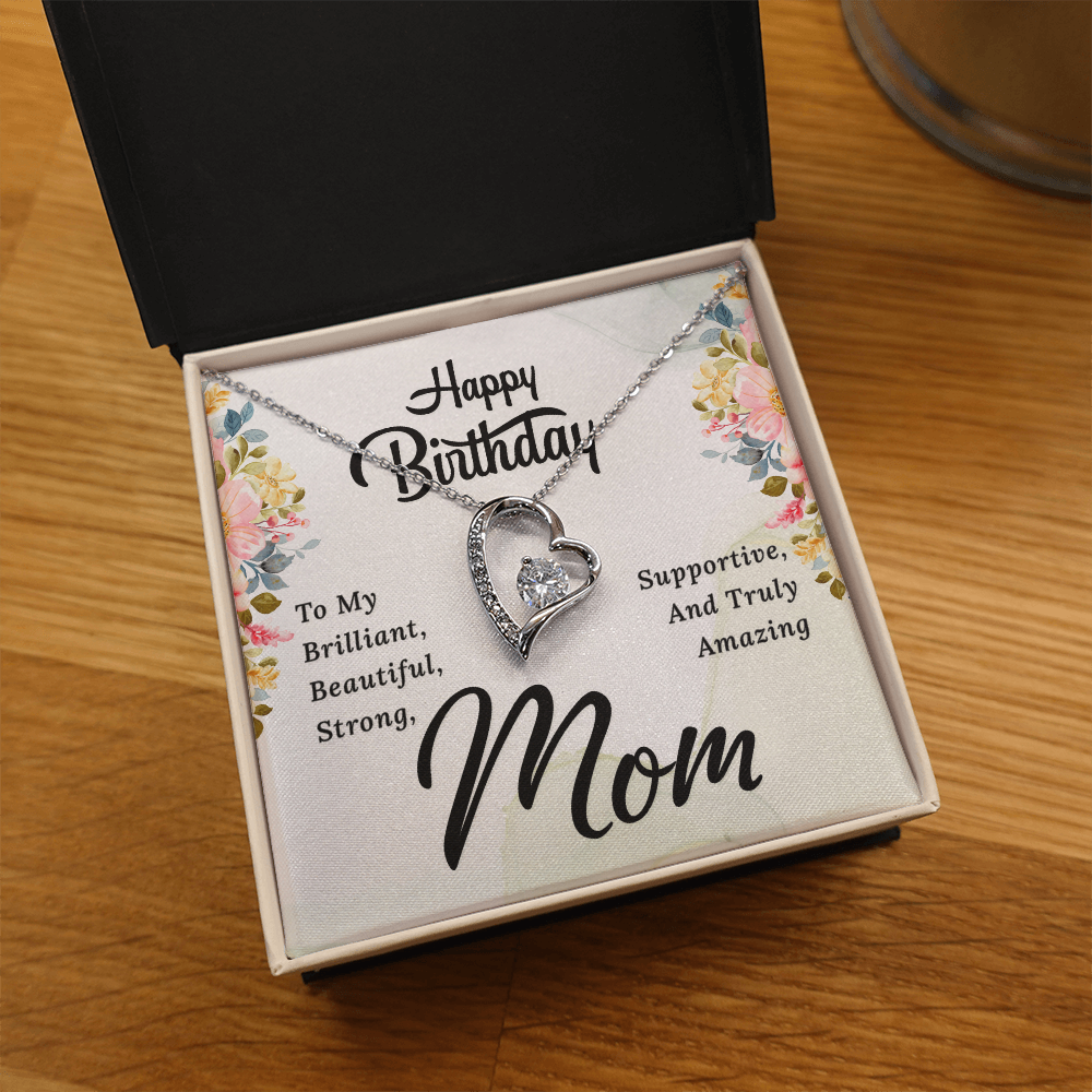 Forever Love Necklace: Happy Birthday Mom