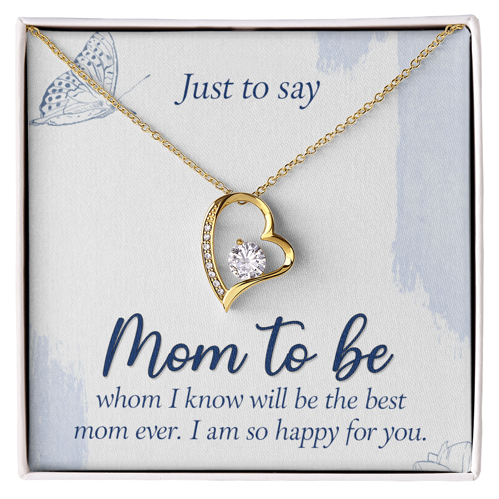 Forever Love Necklace:Just To Say Mom To Be