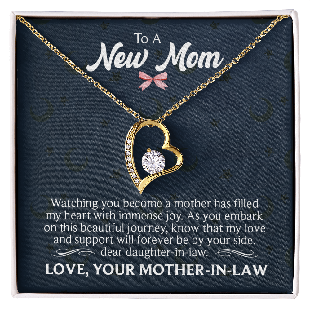 Forever Love Necklace: To A New Mom Love Your Mother-In-Law