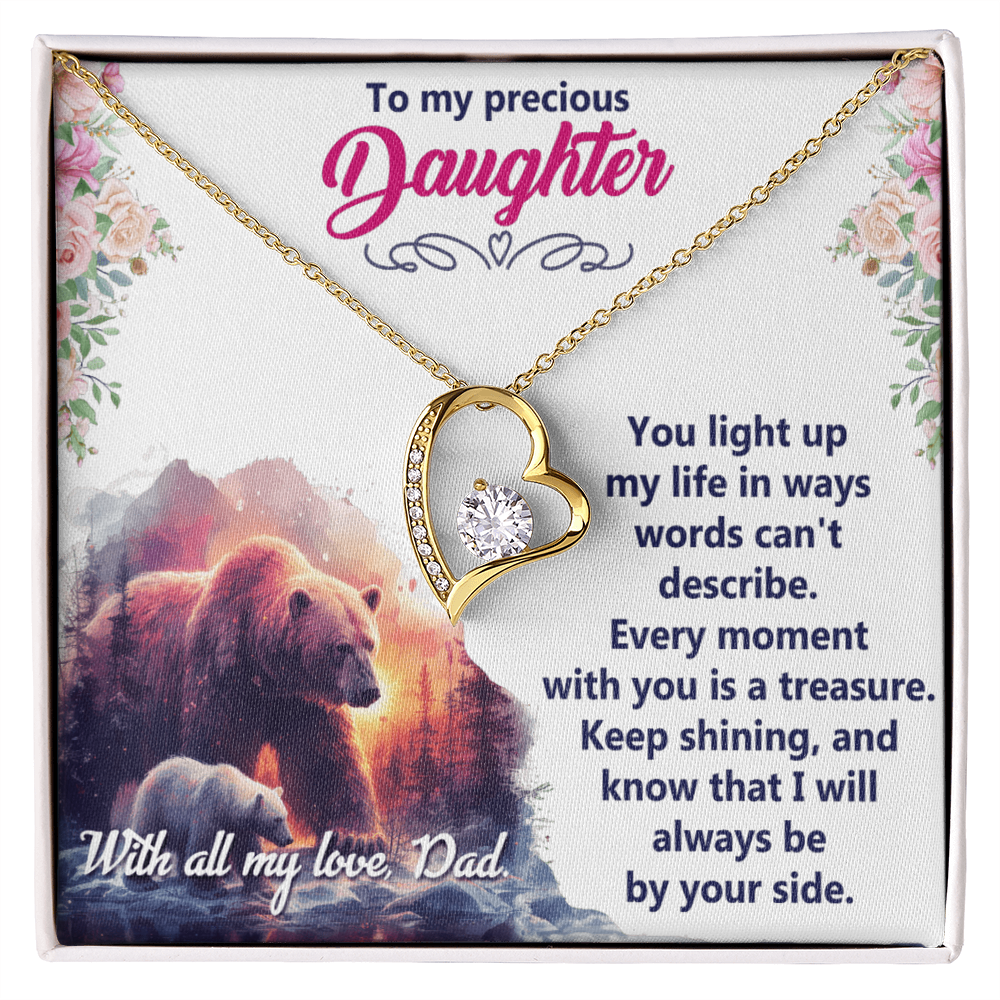 Forever Love Necklace: To My Precious Daughter