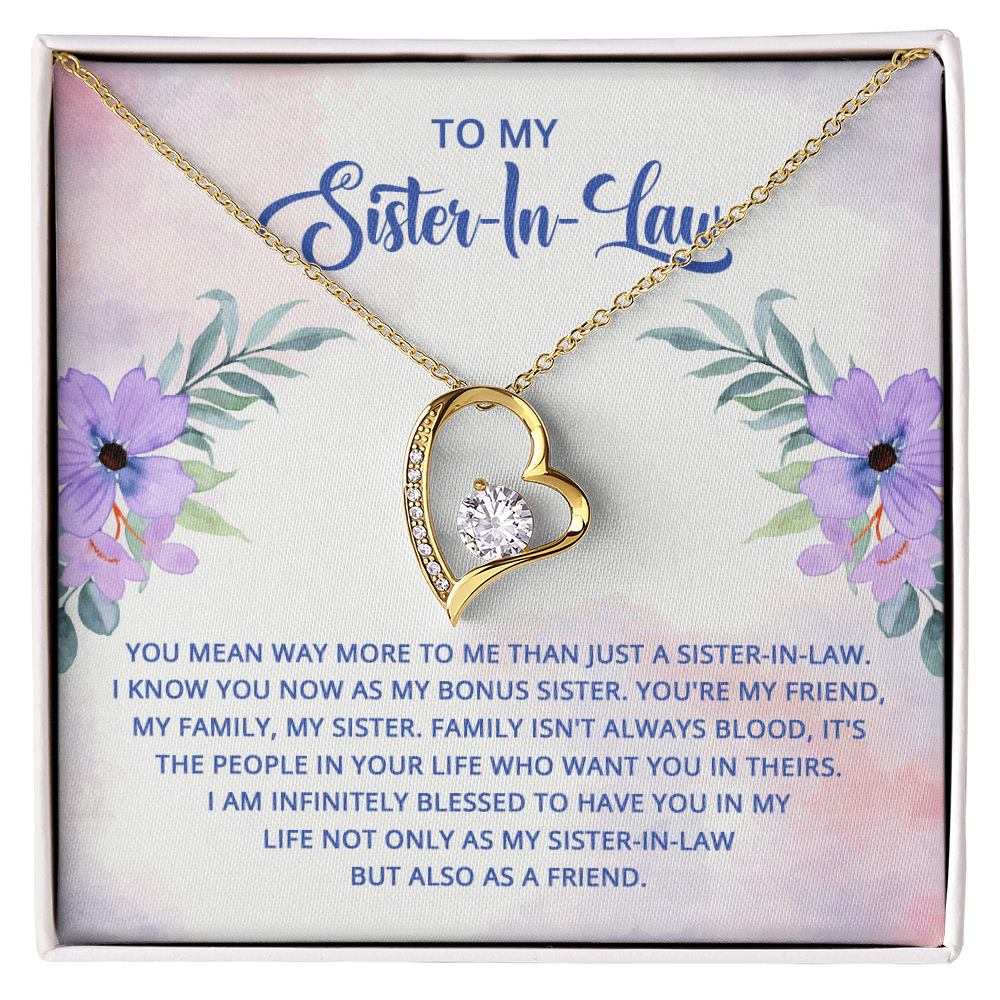 Forever Love Necklace:To My Sister In Law