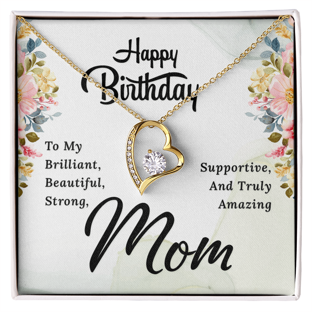 Forever Love Necklace: Happy Birthday Mom