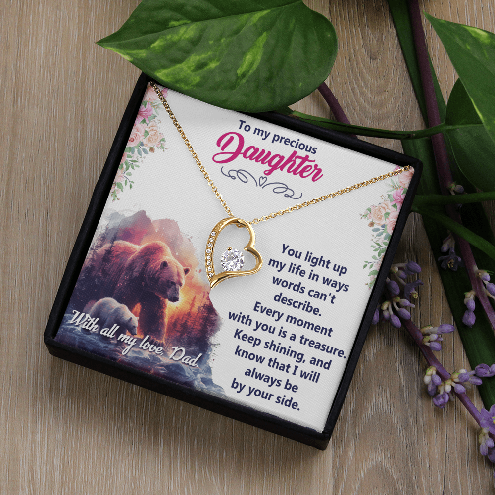 Forever Love Necklace: To My Precious Daughter