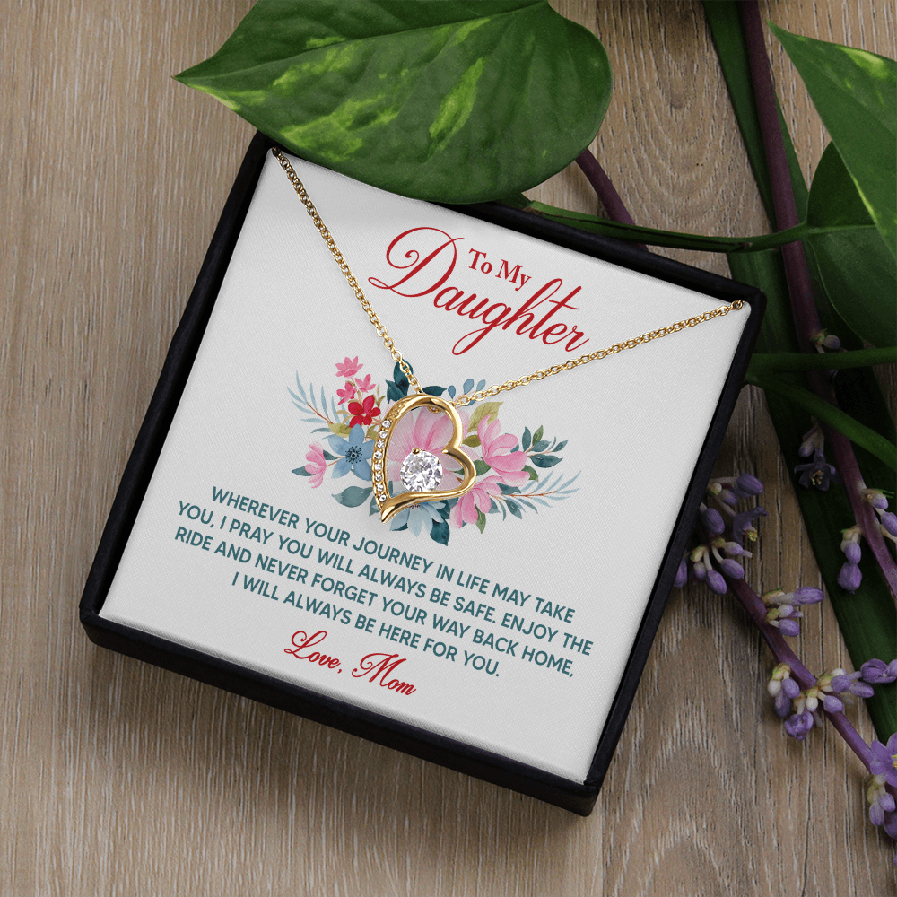 Forever Love Necklace: To My Daughter Love Mom