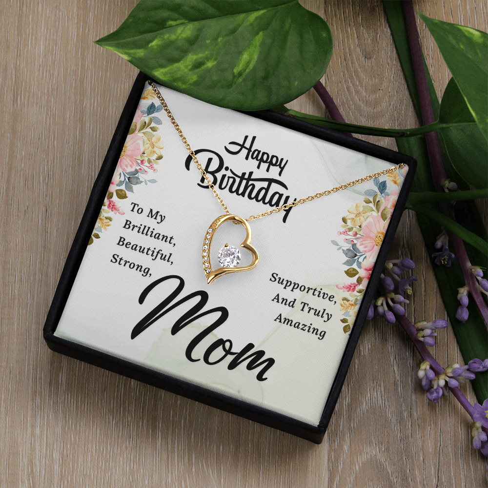 Forever Love Necklace: Happy Birthday Mom