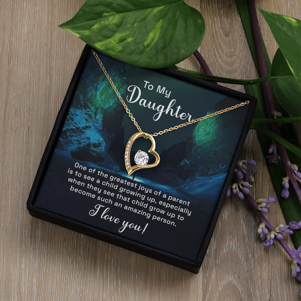 Forever Love Necklace: To My Daughter One The Greatest Joys