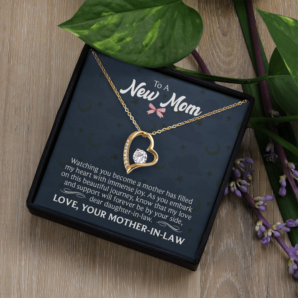 Forever Love Necklace: To A New Mom Love Your Mother-In-Law