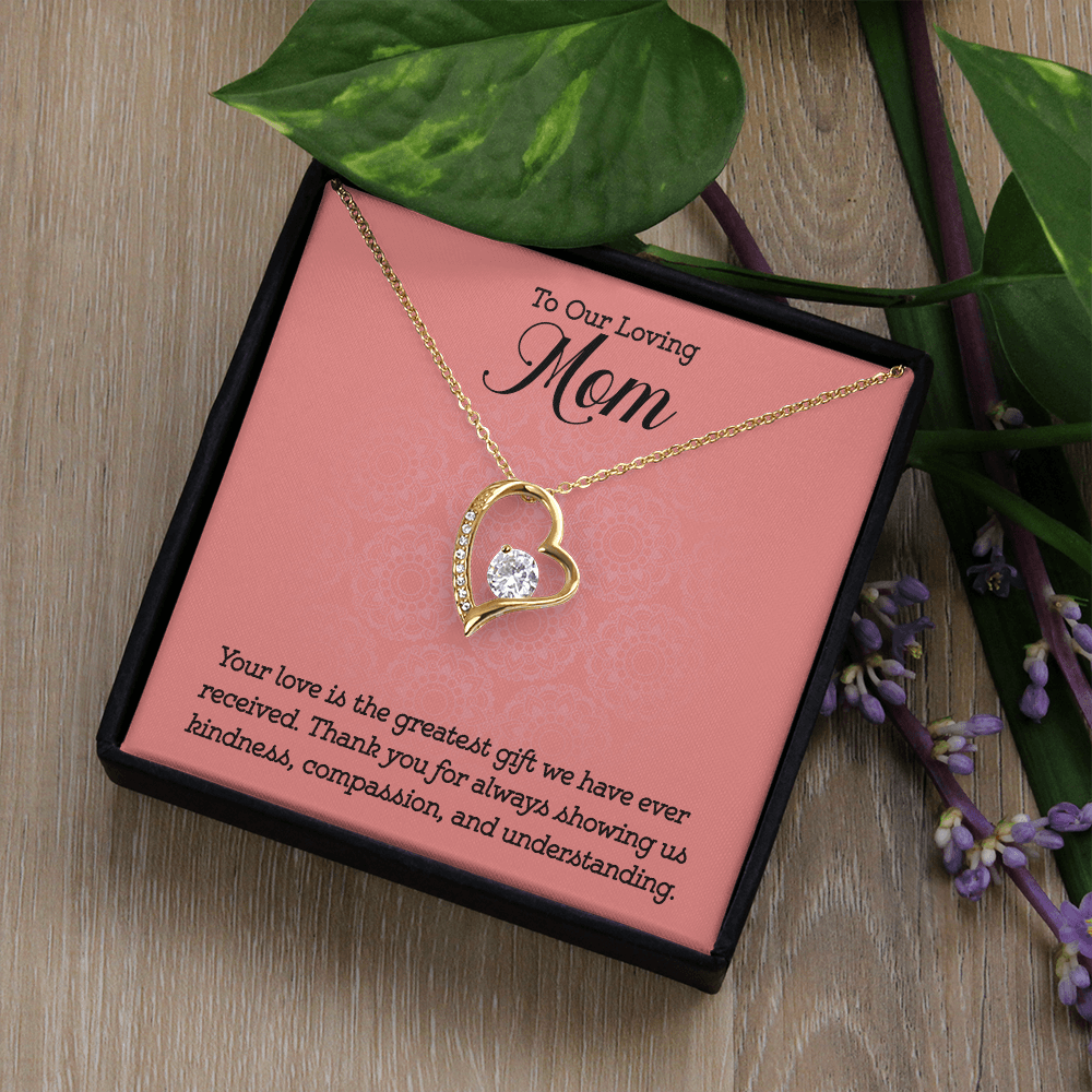 Forever Love Necklace:To Our Loving Mom
