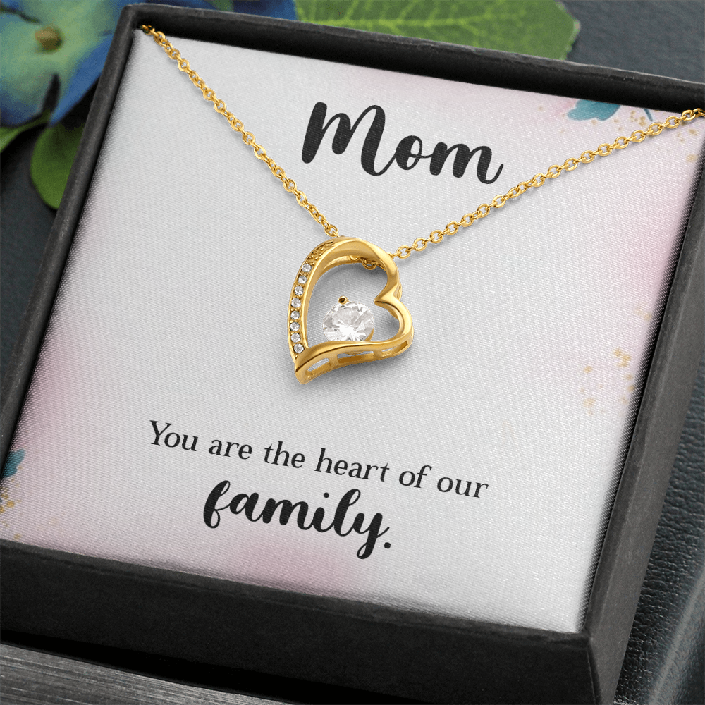 Forever Love Necklace: Mom You Are The Heart