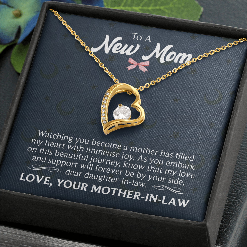 Forever Love Necklace: To A New Mom Love Your Mother-In-Law
