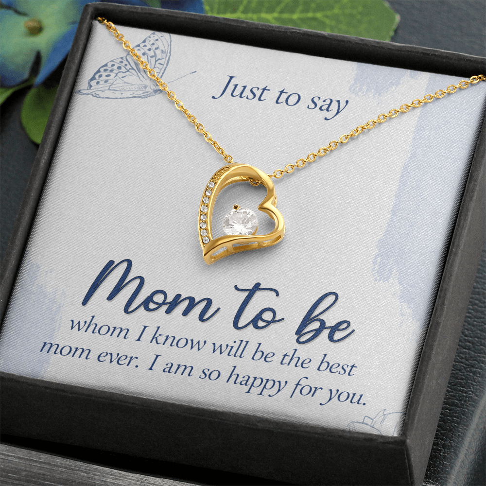 Forever Love Necklace:Just To Say Mom To Be