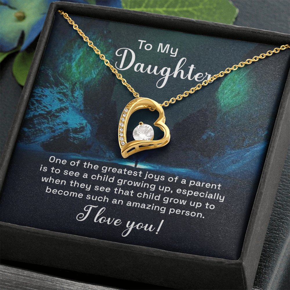 Forever Love Necklace: To My Daughter One The Greatest Joys