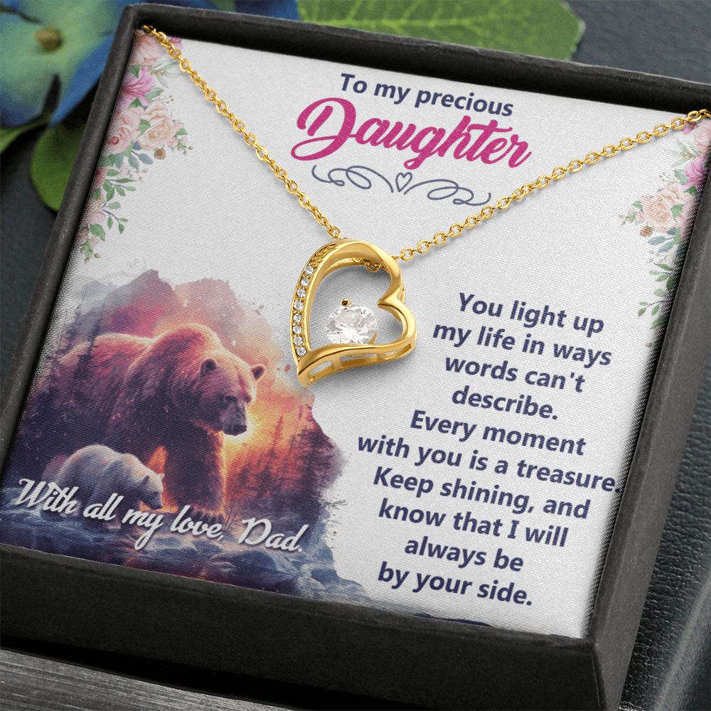 Forever Love Necklace: To My Precious Daughter