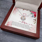 Baby Feet Heart Necklace:To My Mother In Law