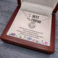 Crown Pendant Necklace: To My Best Friend