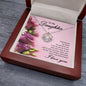Crown Pendant Necklace:To My Daughter Fly Far