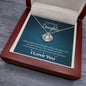 Crown Pendant Necklace:To My Bonus Daughter