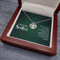 Crown Pendant Necklace:To My Beautiful Sister