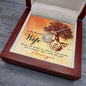 Crown Pendant Necklace: To My Beautiful Wife House and Wealth
