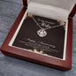 Crown Pendant Necklace: Happy Anniversary To My Beautiful Wife