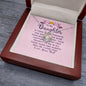 Crown Pendant Necklace: To My Daughter Love Your Dad